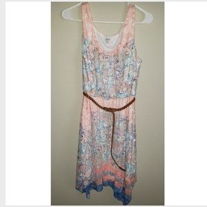 Summer tank flowy dress
